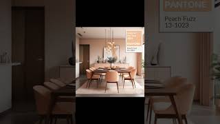 Color of the Year 2024 PANTONE |Peach Fuzz 13-1023 | Diseño de Interiores | Interior Design