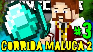 CORRIDA MALUCA 2! - OURO E DIAMANTE!! SOMOS RICOS!! - #3 - Minecraft screenshot 3