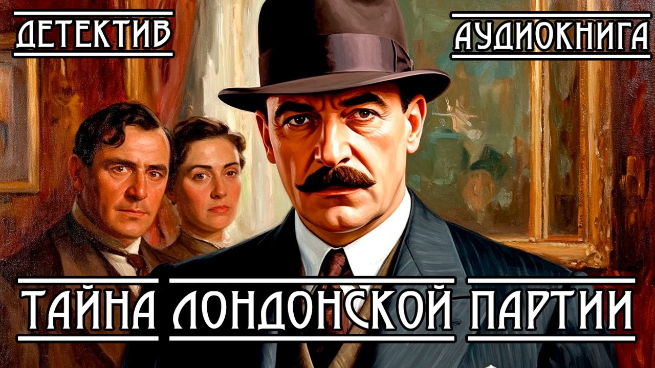 АУДИОКНИГА ДЕТЕКТИВ: ТАЙНА ЛОНДОНСКОЙ ПАРТИИ. ЭРКЮЛЬ ПУАРО