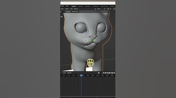 3d cat in Blender - watch the full tutorial with comments on my channel