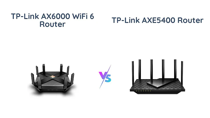 TP-Link AX6000 vs AXE5400 WiFi 6 Router Comparison