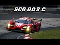 Scg 003c  racing at the nburgring and zolder nice v6 sounds