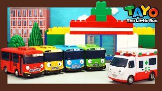 Tayo Kendaraan berat Mainan menunjukkan l #37 Membangun rumah sakit bersama l Tayo Bus Kecil