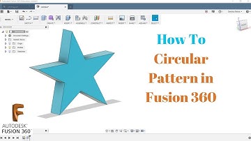 Circular Pattern in Fusion 360 - Sketch a Star