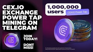 CEX.IO Mining / KORERA AMAFARANGA ONLINE Kuri Telegram #0724660559