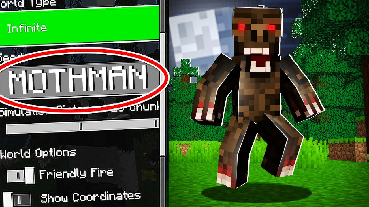 Do NOT Use The MOTHMAN Seed in Minecraft..