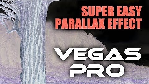 Super Easy Parallax Effect (2D to 3D Effect) in Vegas Pro (any version)