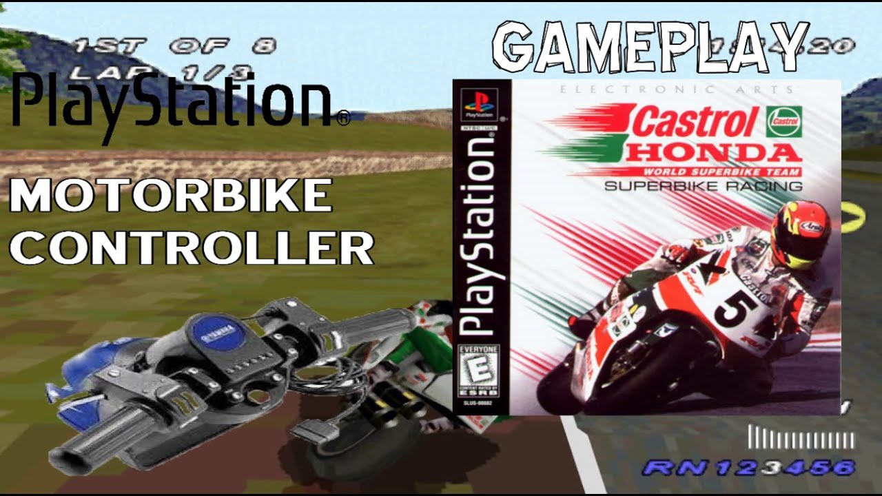 CASTROL HONDA VTR : JEU Sony PLAYSTATION PS1 courses