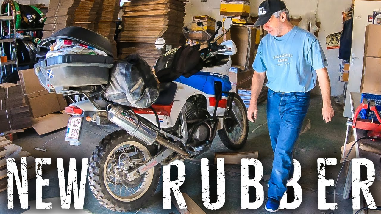 This Motorcycle Tyre Changes Everything.. (French Mechanic is FAST