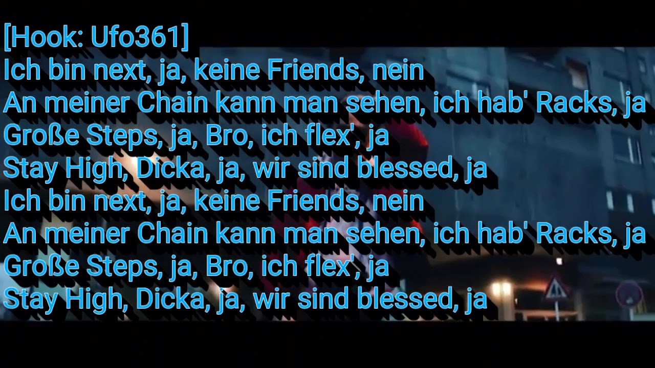 Ufo 361 Next Lyrics feat Rin