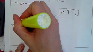 4.3 Literal Equations