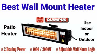 Best Wall Mount Heater- Patio Heater Unboxing And Tasting #wallhanging #heater #olympuselectricals