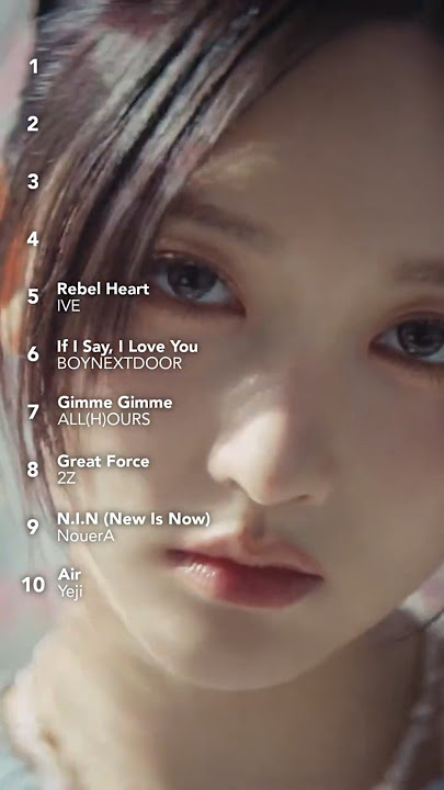 Top 10 K-pop Songs of 2025 (JanβMar)