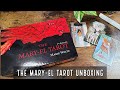 The maryel tarot  unboxing and flip through  cw nudity