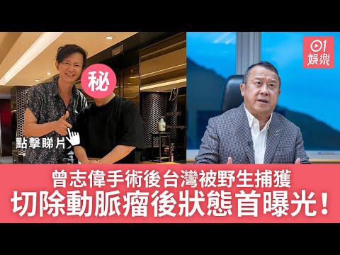 曾志偉手術後台灣被野生捕獲　切除動脈瘤後狀態首曝光｜01娛樂｜曾志偉｜項明生｜無綫電視｜香港藝人