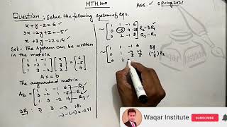 MTH100 assignment 1 spring 2021 by waqar institute
