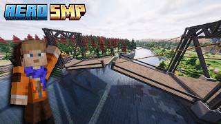 I Built A DRAW BRIDGE With Create Aeronautics - AERO SMP Ep 12