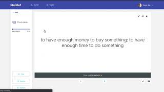 Quizlet Progress Check: Did you finish the work?