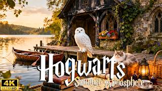 A Warm Summer Dock Near Hogwarts 🦉✨ Soft Magical Music & Cozy Ambience screenshot 4