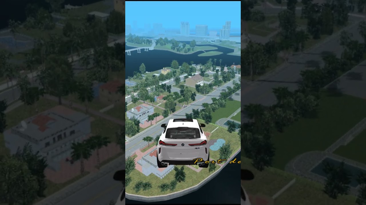 BMW X6M-takes off from the airport