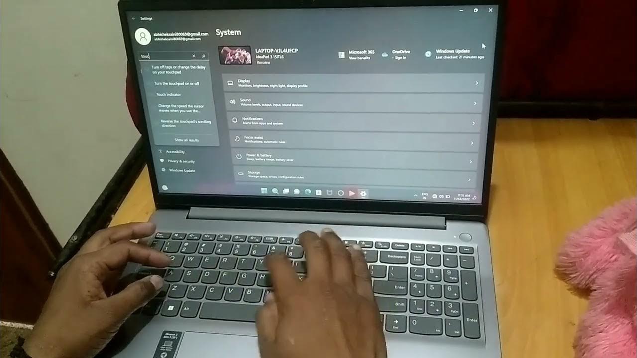 How to turn off and on touchpad using keyboard⌨️⌨️⌨️ YouTube