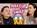 SISTERS SWAP MAKEUP ROUTINES... lol | Jordan Byers