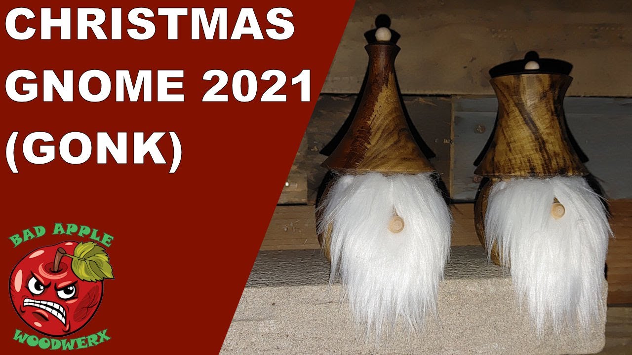 Woodturning The 2021 Christmas Gnome (Gonk) YouTube
