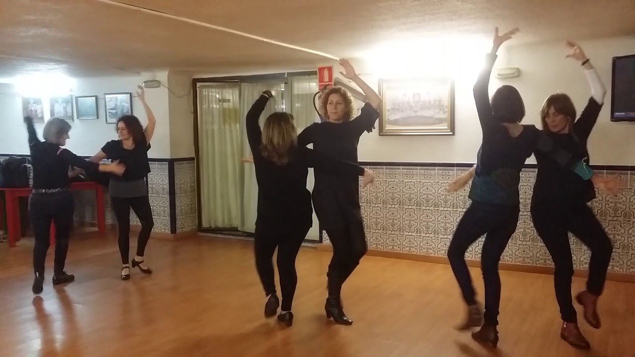 Sevillana en pareja-primera y segunda-Montse España