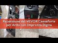 Recensione del VEVOR Cassaforte per Armi con Impronta Digitale Password Chiave Cassetto ad Accesso R