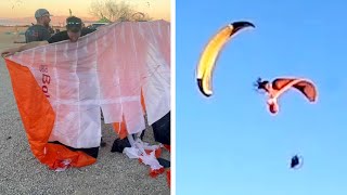 Paramotor Head On Collision!!!