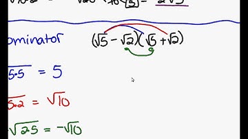Algebra 2: 6-3 dividing binomial radicals rationalize