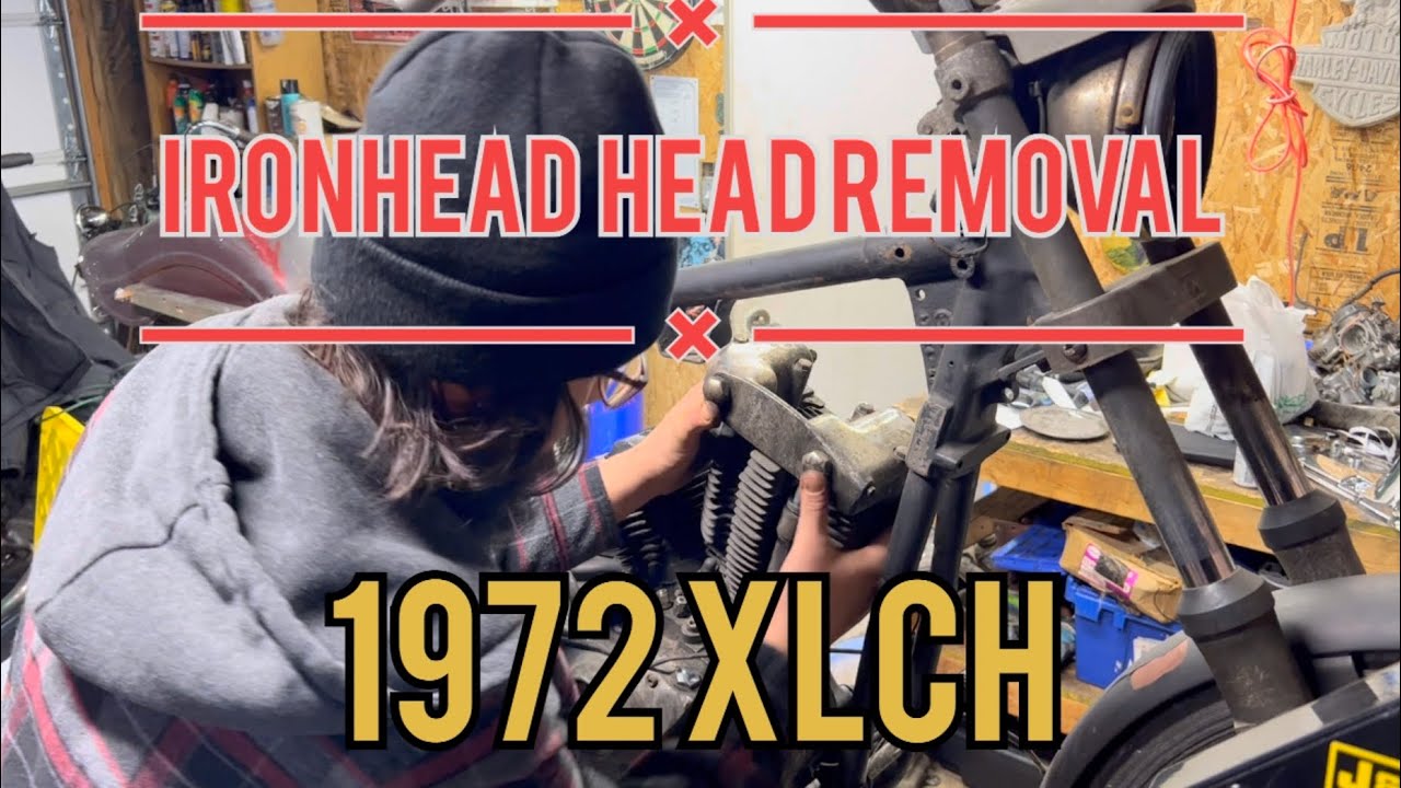 XLCH Ironhead Top End Removal: 1972 
