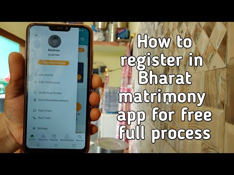 How to register in bharat matrimony app for free full process