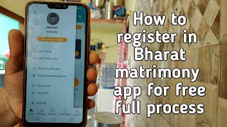 How to register in bharat matrimony app for free full process screenshot 2