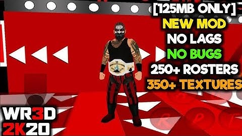 Wwe Wr3d 2k20 mod (real game) how to download wr3d 2k20 mod in android