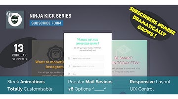 Ninja Kick: Subscription WordPress Plugin | Codecanyon Scripts and Snippets