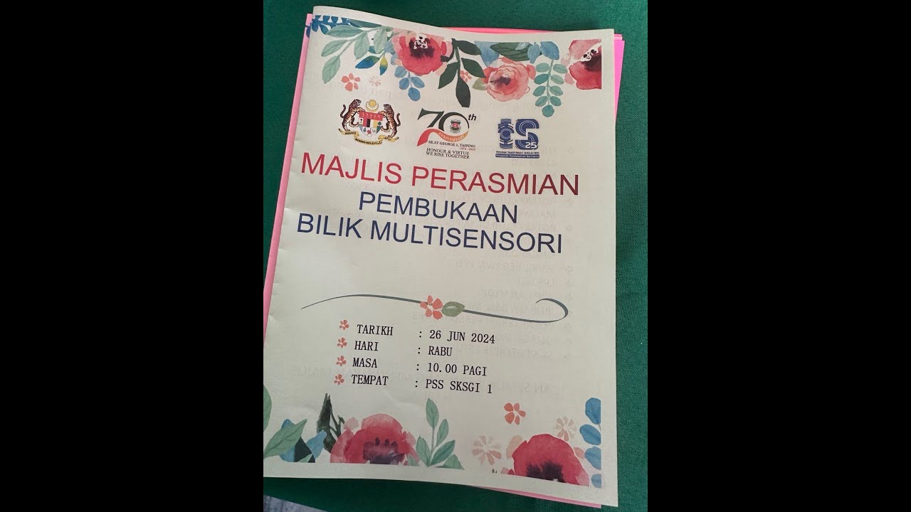 Sign Perasmian PERASMIAN BILIK MULTISENSORI - YouTube