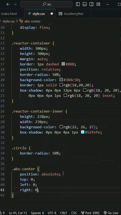 Arc Reactor π₯ | HTML CSS #shorts #coding - YouTube
