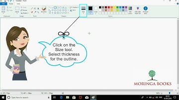 MS Paint - How to Draw an Oval in MS Paint in Windows 10