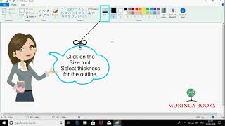 MS Paint - How to Draw an Oval in MS Paint in Windows 10