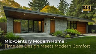 Mid-Century Modern Home: Timeless Design Meets Modern Comfort