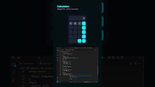 Build a Modern Calculator Using Html CSS and Javascript #shorts #viral #coding #html #ai