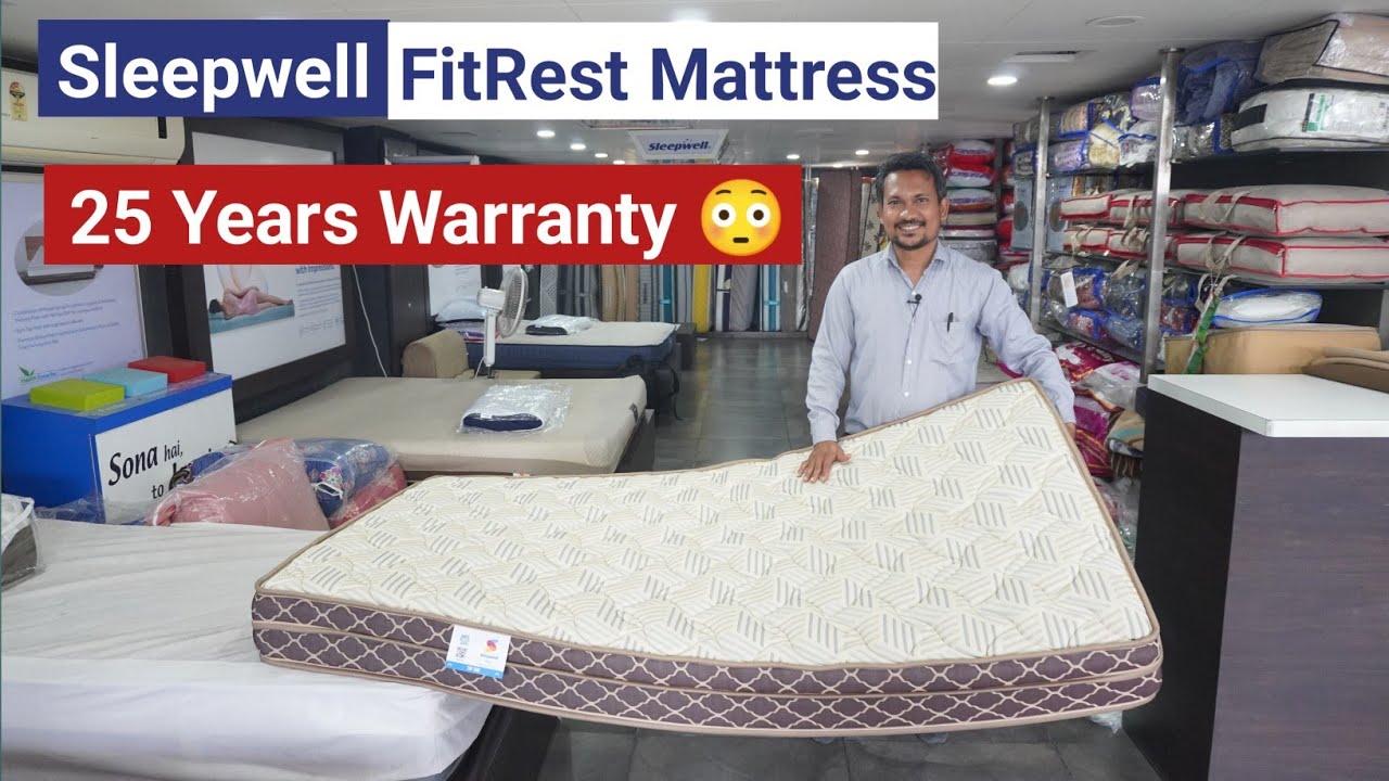sleepwell intelliheat luxury cotton mattress cover double