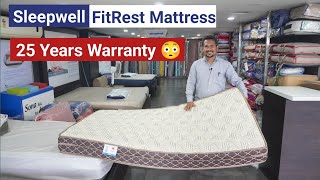 Sleepwell Pro FitRest Luxury Mattress Review! 25 Years Warranty Sleepwell Memory foam Mattress ! screenshot 3