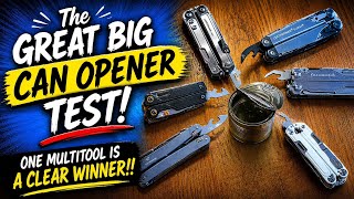 Testing Different Styles Of Multitool Can Openers