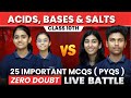 Class 10 Acids, Bases &amp; Salts Important MCQs - PYQs #science #mcqs #cbse #ncert #class10