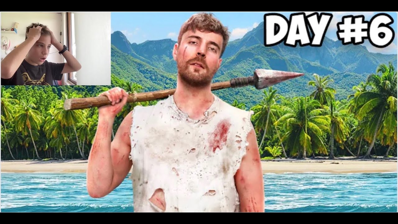 7 Días Varados En Una Isla:Reacionando A Mr Beast - YouTube