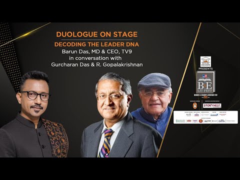 Duologue On Stage : Barun Das, MD & CEO, TV9 in conversation with Gurcharan Das & R. Gopalakrishnan