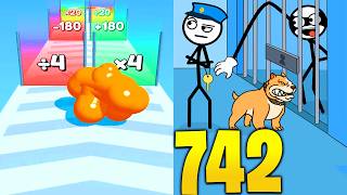 Tall man run VS Thief Puzzle - All Levels SpeedRun Gameplay