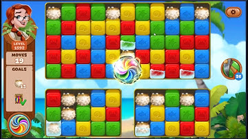 Lost Island Blast Adventure Level 1592 - NO BOOSTERS 🏝️ | SKILLGAMING ✔️